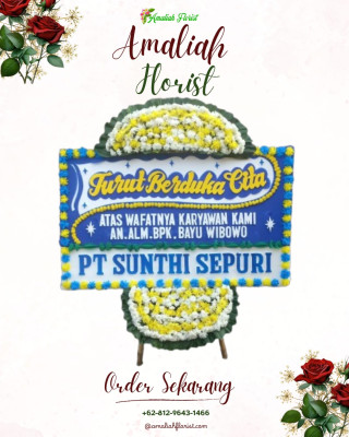 Papan Bunga Duka di Kalipancur