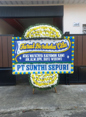 Papan Bunga Duka di Kalipancur
